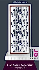 Liar Bazalı Seperatör (Paravan) - LBS-56